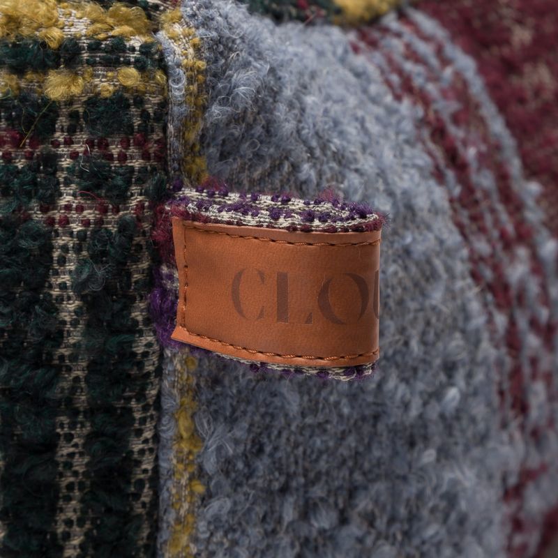 Cloud7 Dog Bed Cube Tartan Purple - Image 4