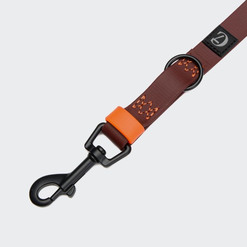 Cloud7 Adjustable Dog Leash BioThane Ipanema Dark Aubergine - Image 4