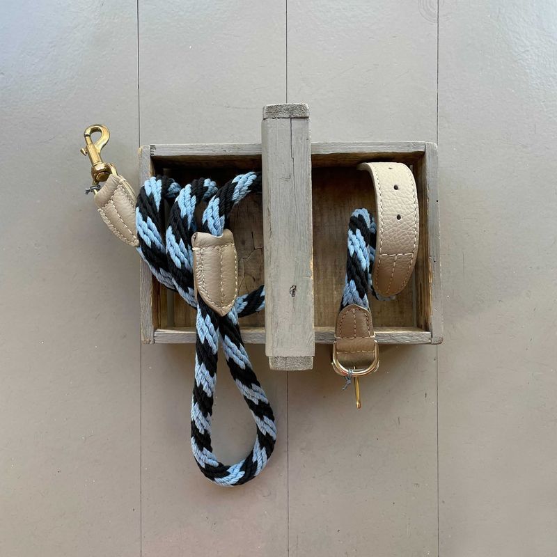 Mungo & Maud Rock Candy Rope Dog Collar - Image 4