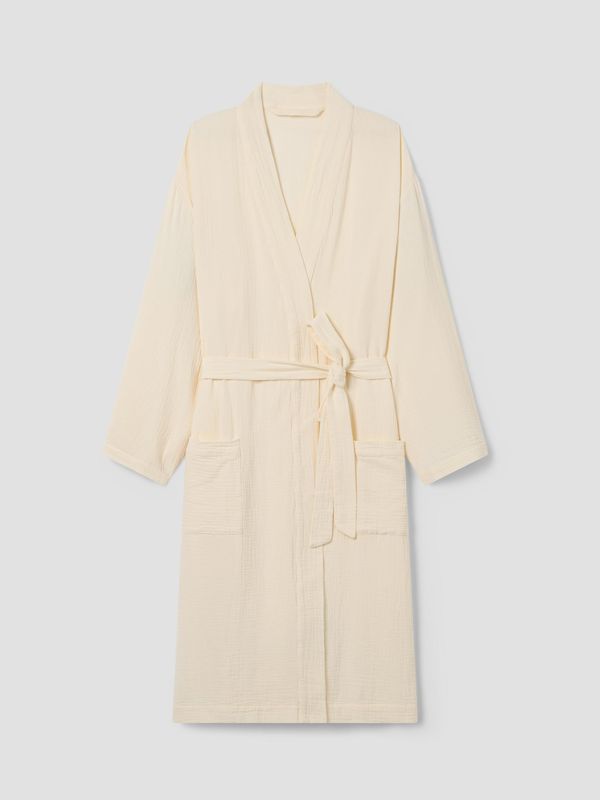 Piglet in Bed Pearl Cotton Gauze Robe - Image 4