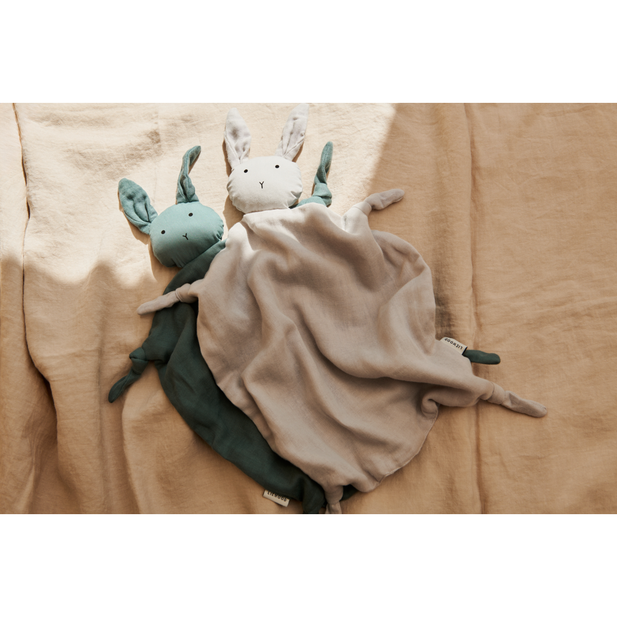 리우드 베이비 인형 손수건 - 토스카니 로즈 | Agnete Cuddle Cloth - Rabbit tuscany rose - Image 4