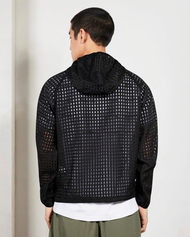 SYSTEM PLAID HOODED JACKET | Pleasures 아우터 - Image 4