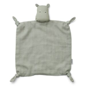 리우드 베이비 인형 손수건 - 도브 블루 | Agnete Cuddle Cloth - Hippo dove blue