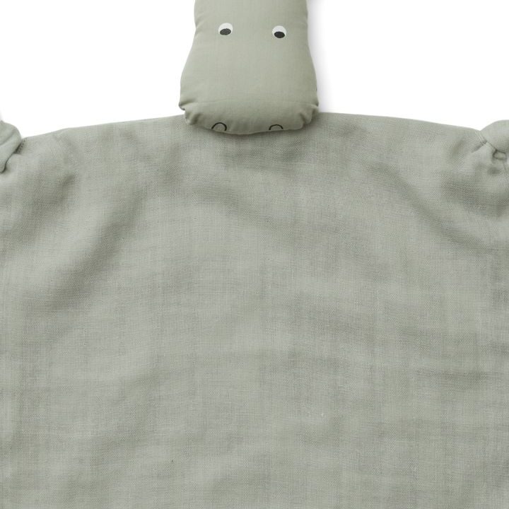 리우드 베이비 인형 손수건 - 도브 블루 | Agnete Cuddle Cloth - Hippo dove blue - Image 2
