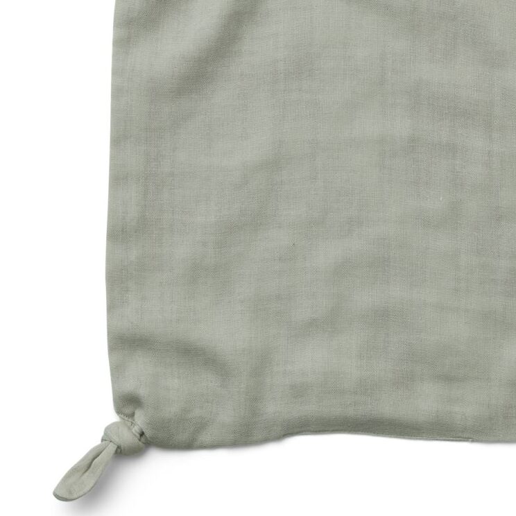 리우드 베이비 인형 손수건 - 도브 블루 | Agnete Cuddle Cloth - Hippo dove blue - Image 3