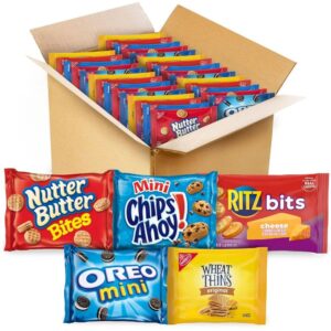 오레오미니쿠키 칩스아호이! RITZ Bits 치즈 크래커 너터버터바이트 윝씬나비스코 버라이어티 팩 50개