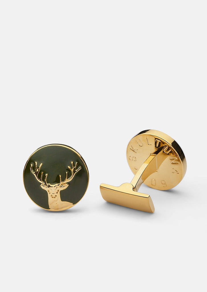Skultuna 1607 스쿨투나 Hunter Cufflinks - Deer 남성 주얼리 스웨덴