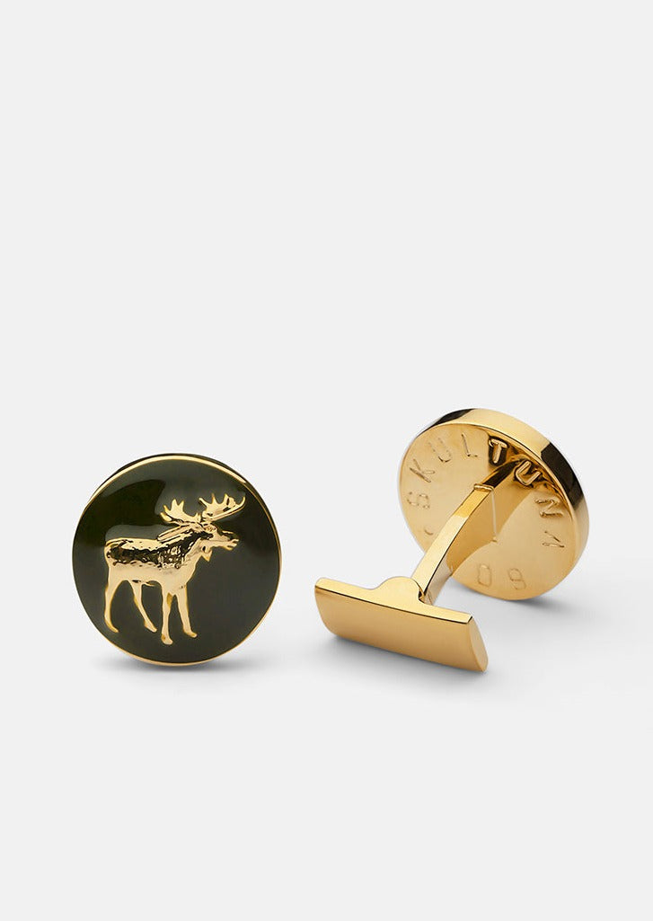 Skultuna 1607 스쿨투나 Hunter Cufflinks - Moose 남성 주얼리 스웨덴