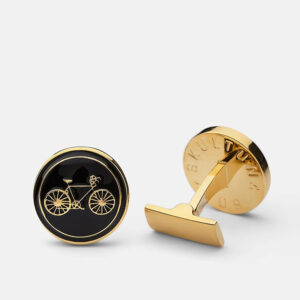 Skultuna 1607 스쿨투나 Themocracy Bike Cufflinks - Nero 남성 주얼리 스웨덴