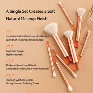 Real Techniques 아방가르드 래디언트 페이스 메이크업 브러쉬 세트 4265