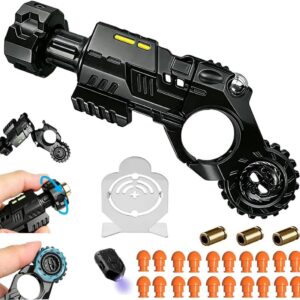 Futuristic 스트레스 해소 피젯 장난감 합금 감압 블랙 그레이12cm EDC(블랙)