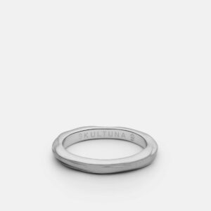 Skultuna 1607 스쿨투나 Ring Thin - Opaque Objects - Matte Steel 여성 주얼리 스웨덴
