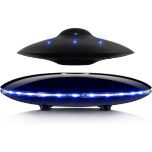 자석 공중 부양 블루투스 스피커 UFO LED조명 360도 회전 무선 플로팅 오피스 데코용