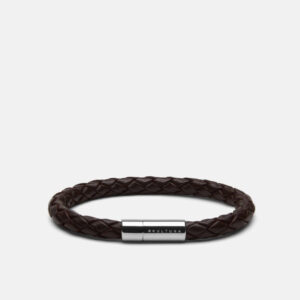 Skultuna 1607 스쿨투나 Leather Bracelet - Dark Brown 남성 주얼리 스웨덴
