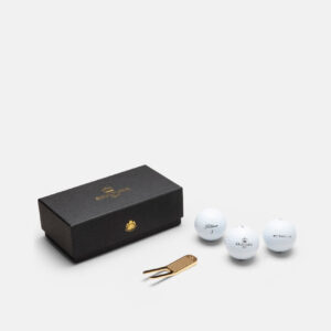 Skultuna 1607 스쿨투나 Divot Tool Gold Plated & Titleist Pro V1 남성 주얼리 스웨덴
