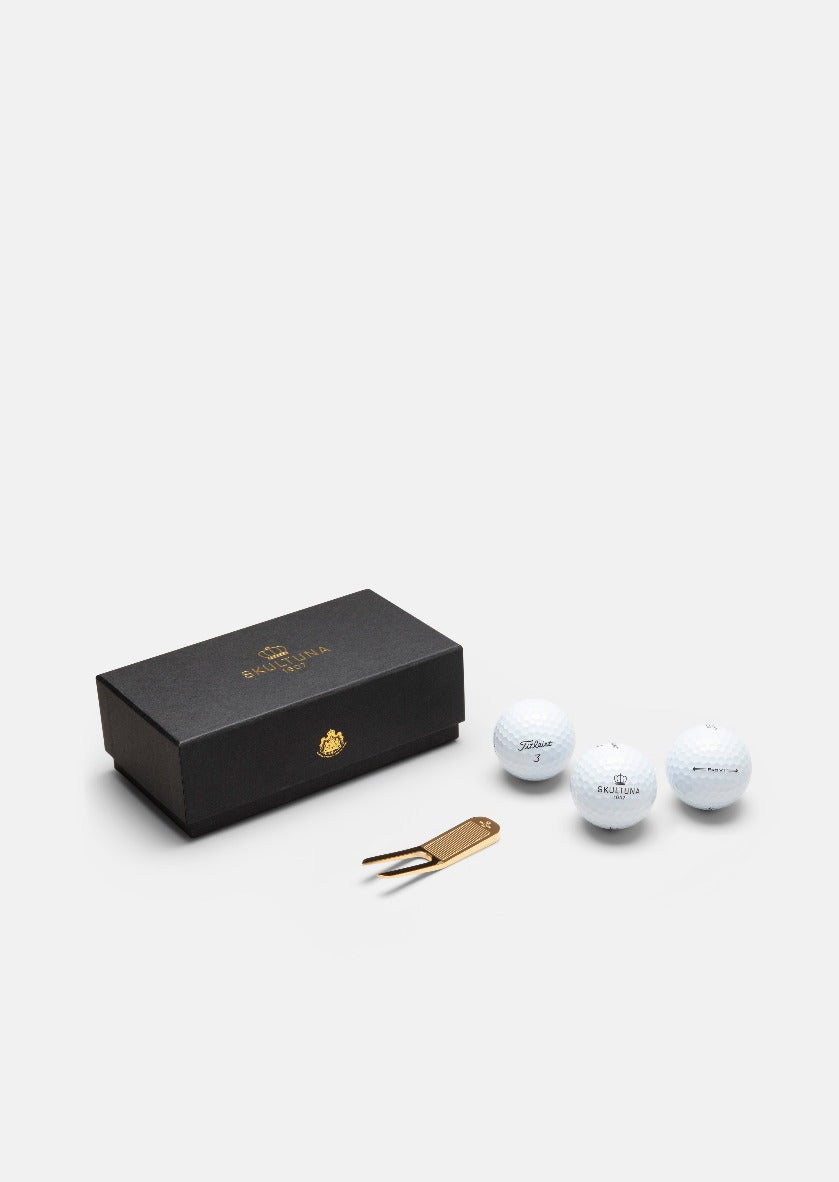 Skultuna 1607 스쿨투나 Greenlagare Gold Plated & Titleist Pro V1 스웨덴 왕실 황동 공방