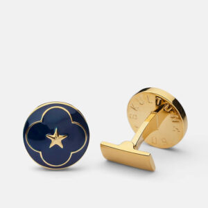 Skultuna 1607 스쿨투나 Royal Wedding Polar Star Cufflinks - Blue 남성 주얼리 스웨덴