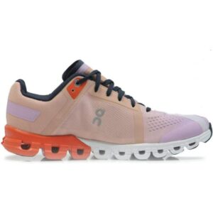 ON Womens Low-top 여성용 런닝화 온러닝 발편한 러닝화 가벼운 우먼스 마라톤화 Rust White 9.5