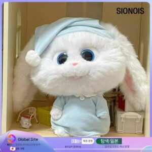 일본 중국인 잠옷 토끼보스 봉제 인형 귀엽고 달래는 생일 선물