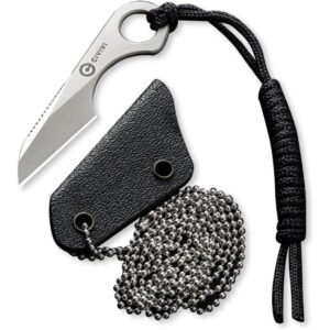 CIVIVI Gramis미니고정블레이드 스웨덴14C28N강철Kydex칼집 체인C23004-2