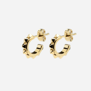 Skultuna 1607 스쿨투나 Rivets Petit Earrings - Gold Plated 여성 주얼리 스웨덴