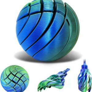 MorphSlime Ball 3D프린트 트위스트 스트레스릴리프 볼 피젯 액체 같은공(그린)