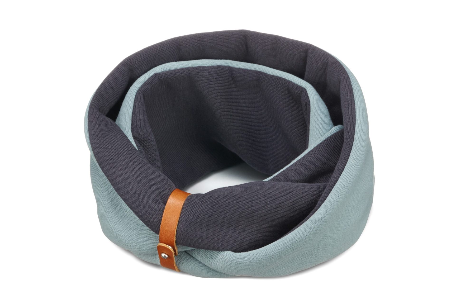 Labbvenn 라브벤 Simo Dog Neck Warmer- Turquoise/Iron 강아지 벨기에 디자인