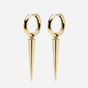 Skultuna 1607 스쿨투나 Spike Hoops - Gold Plated 여성 주얼리 스웨덴