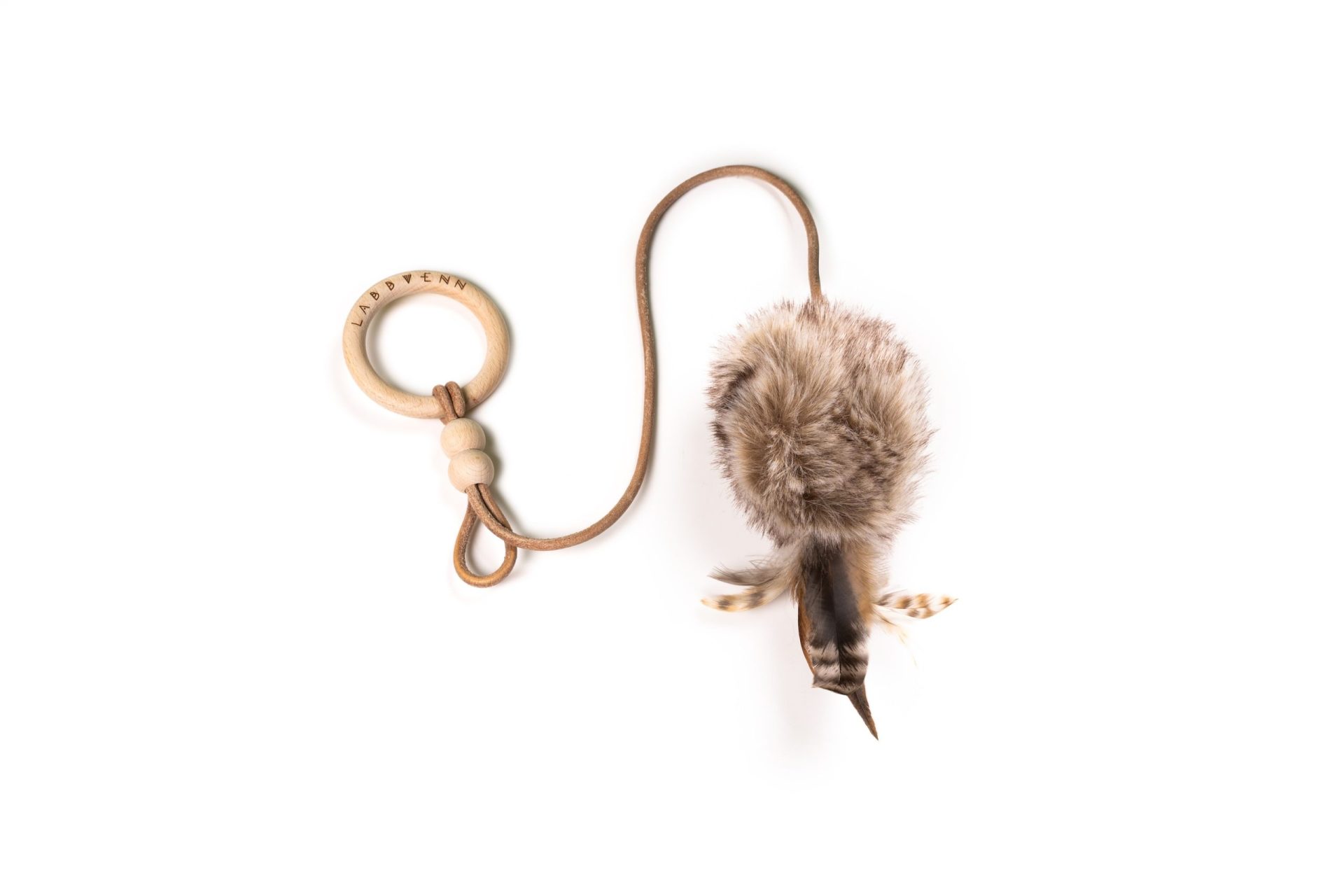 Labbvenn 라브벤 Musse Cat Toy- Brown 고양이 벨기에 디자인
