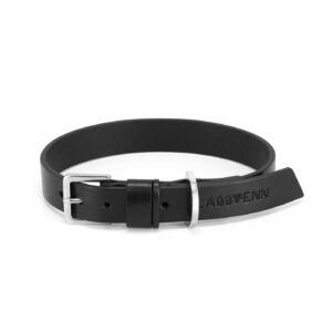 Labbvenn 라브벤 Kollu Dog Collar- Black 강아지 벨기에 디자인