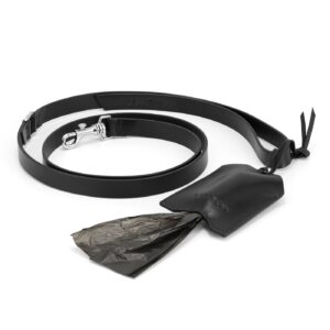 Labbvenn 라브벤 Lussa Leash + Saku Set- Black 강아지 벨기에 디자인