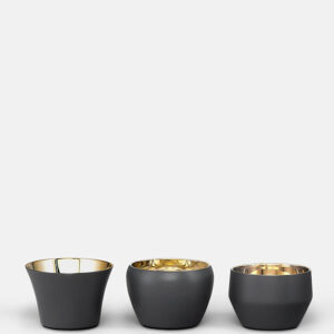 Skultuna 1607 스쿨투나 Kin Mörkgrå - Set om 3 스웨덴 왕실 황동 공방