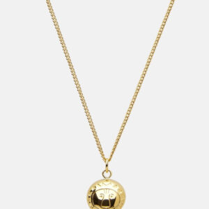 Skultuna 1607 스쿨투나 Lisa Larson x Skultuna – Lion Necklace - Gold Plated 여성 주얼리 스웨덴