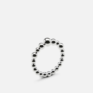 Skultuna 1607 스쿨투나 Météorite Continuum Ring - Sterling Silver 여성 주얼리 스웨덴