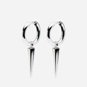 Skultuna 1607 스쿨투나 Spike Hoops Petit - Silver Plated 여성 주얼리 스웨덴