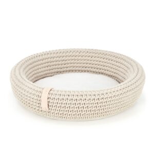 Labbvenn 라브벤 Coco small Dog Bed- Beige 강아지 벨기에 디자인