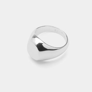 Skultuna 1607 스쿨투나 Latour Signet Ring – Silver Plated 남성 주얼리 스웨덴