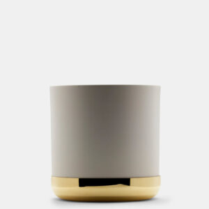 Skultuna 1607 스쿨투나 Nurture Planter - Benvit & Mässingsfat - Stor 스웨덴 왕실 황동 공방