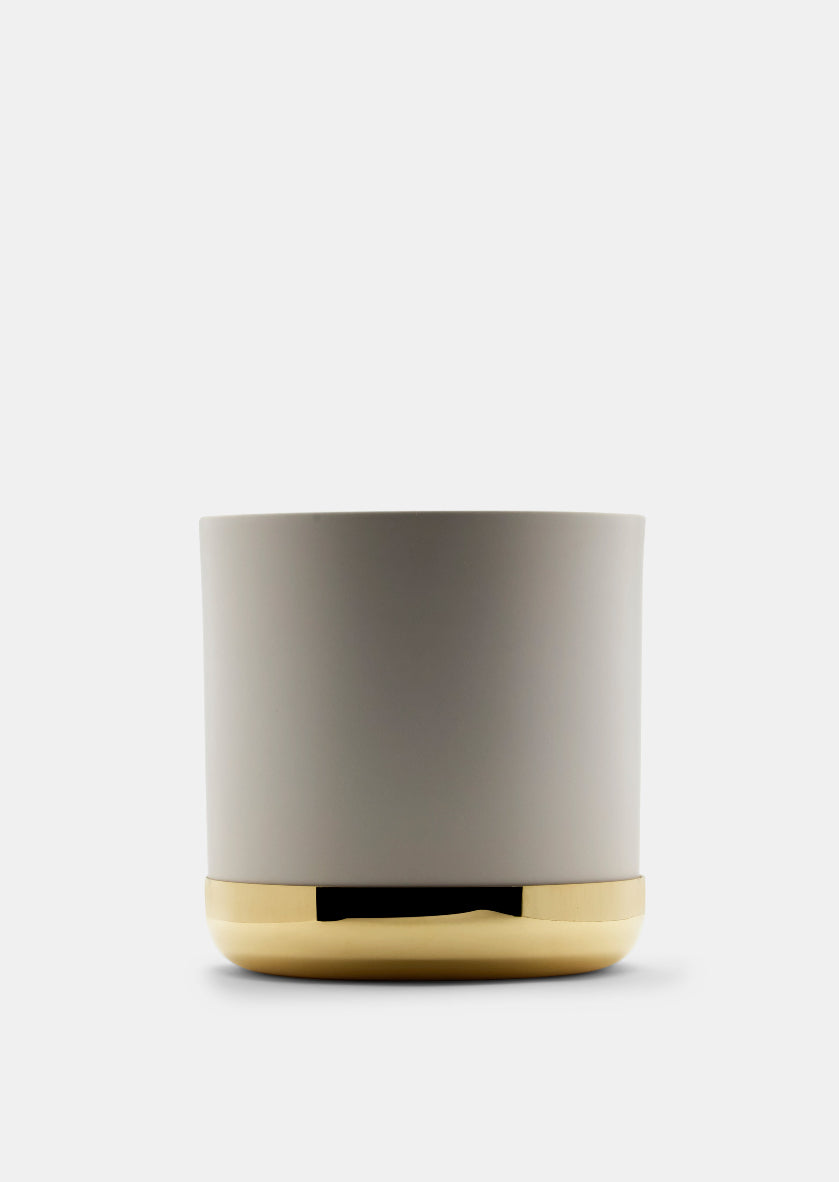 Skultuna 1607 스쿨투나 Nurture Planter - Benvit & Mässingsfat - Stor 스웨덴 왕실 황동 공방