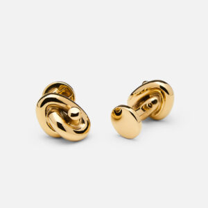 Skultuna 1607 스쿨투나 Nodo Cufflinks - Gold Plated 여성 주얼리 스웨덴