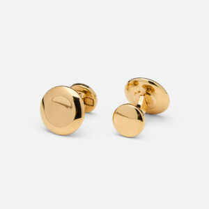 Skultuna 1607 스쿨투나 Punto Cufflinks - Gold Plated 여성 주얼리 스웨덴