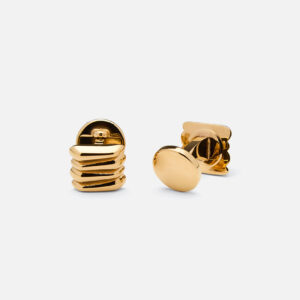 Skultuna 1607 스쿨투나 Curbo Cufflinks - Gold Plated 여성 주얼리 스웨덴