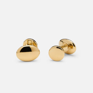 Skultuna 1607 스쿨투나 Orbe Cufflinks - Gold Plated 여성 주얼리 스웨덴