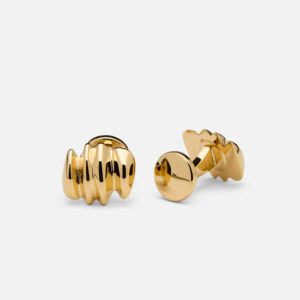 Skultuna 1607 스쿨투나 Écume de Mer - Marea Cufflinks - Gold Plated 여성 주얼리 스웨덴