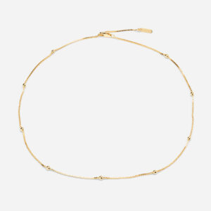 Skultuna 1607 스쿨투나 Météorite Petit Necklace – Gold Vermeil 여성 주얼리 스웨덴