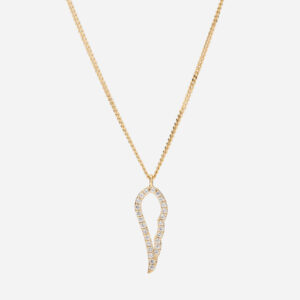 Skultuna 1607 스쿨투나 Pavé Symbol - Angel Wings Necklace - Gold Vermeil 여성 주얼리 스웨덴
