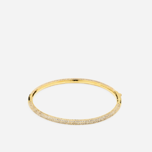 Skultuna 1607 스쿨투나 Simplicity Pavé Bangle - Gold Plated 여성 주얼리 스웨덴