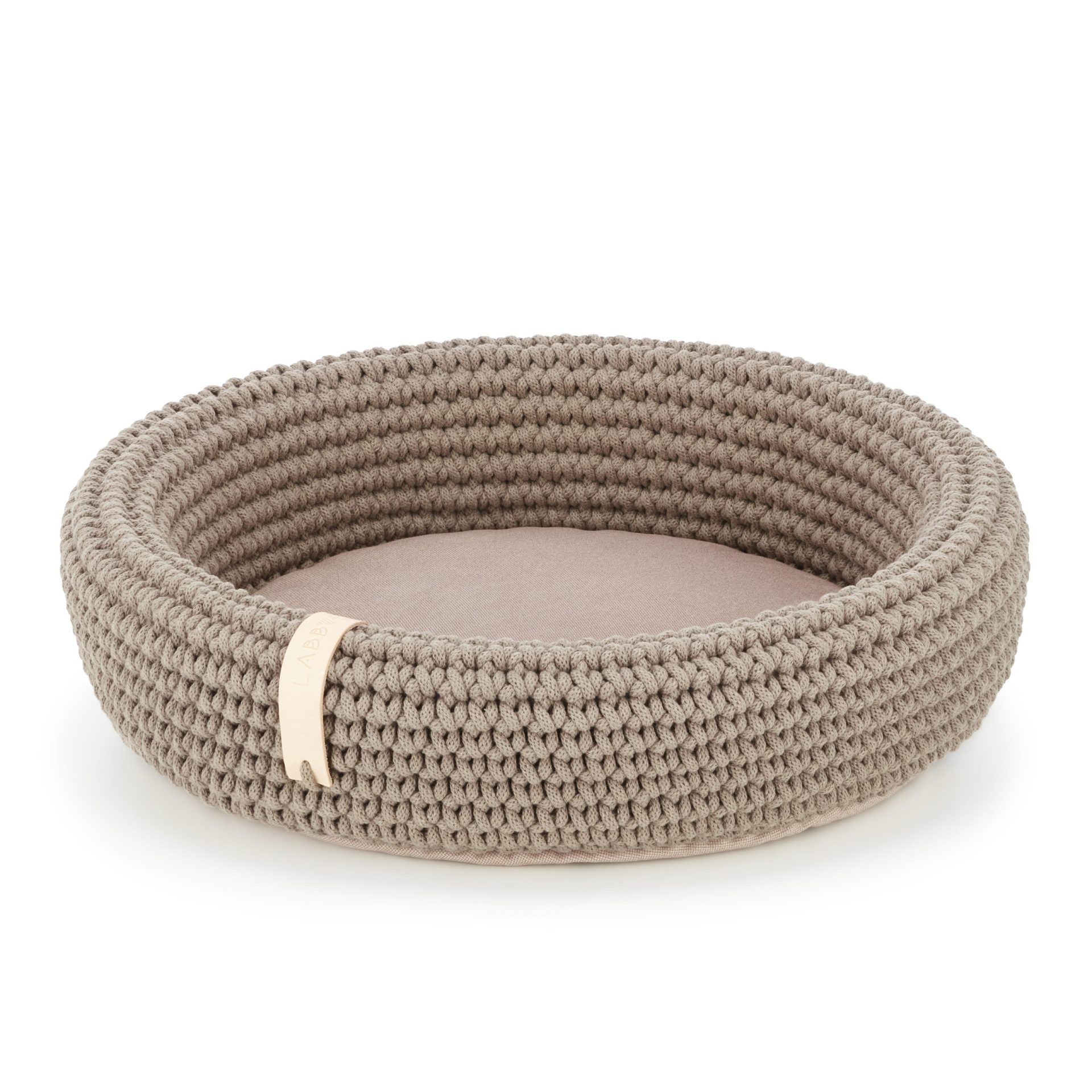 Labbvenn 라브벤 Coco small Dog Bed- Light Brown 강아지 벨기에 디자인