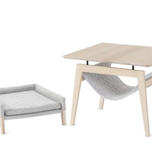 Labbvenn 라브벤 Kikko Table & Lulu Bed for Cat- Grey 고양이 벨기에 디자인