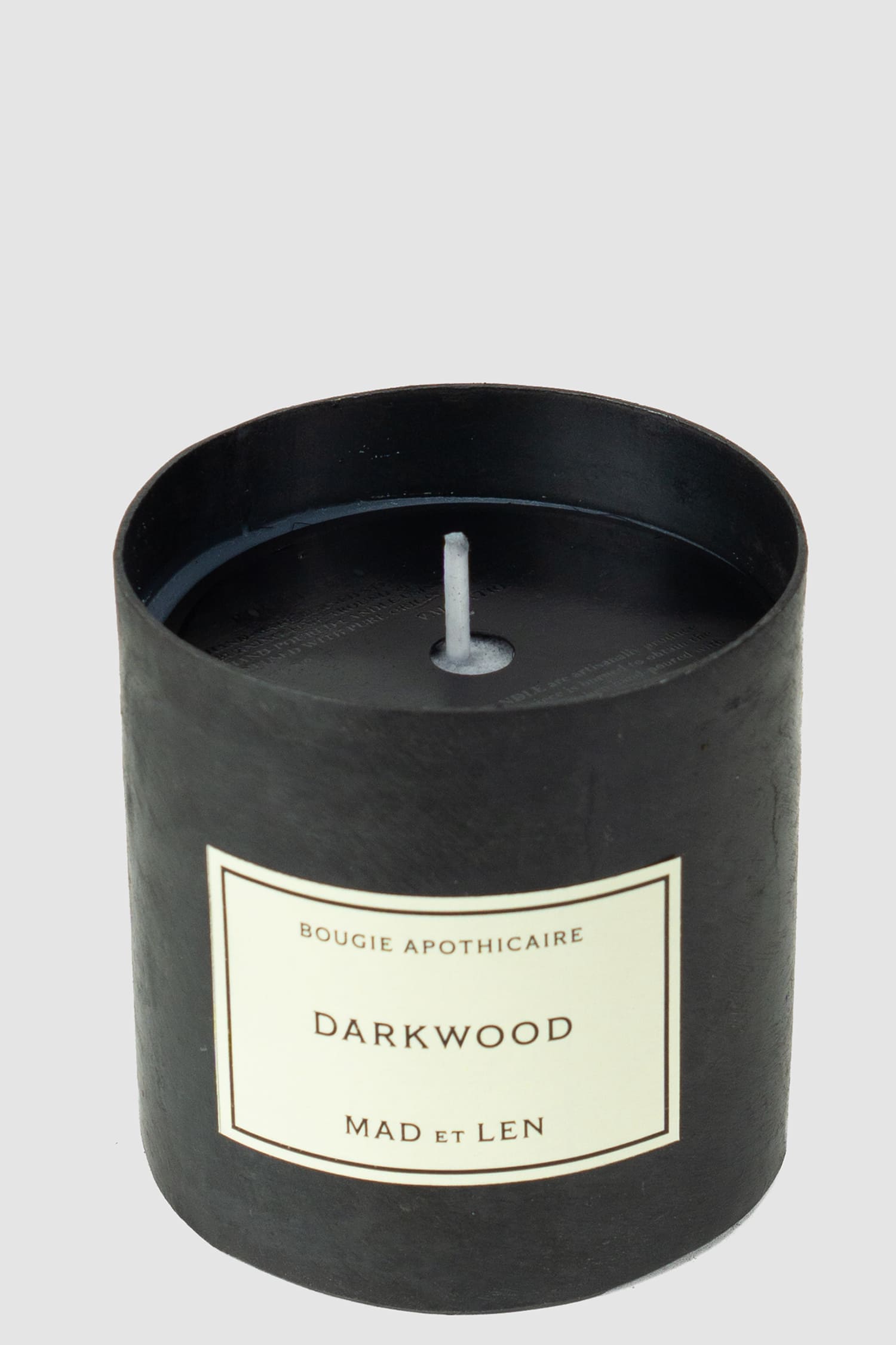 Mad et Len 마드 에 렌 Darkwood | Black Scented Candle - 300g 프랑스 니치 홈프래그런스